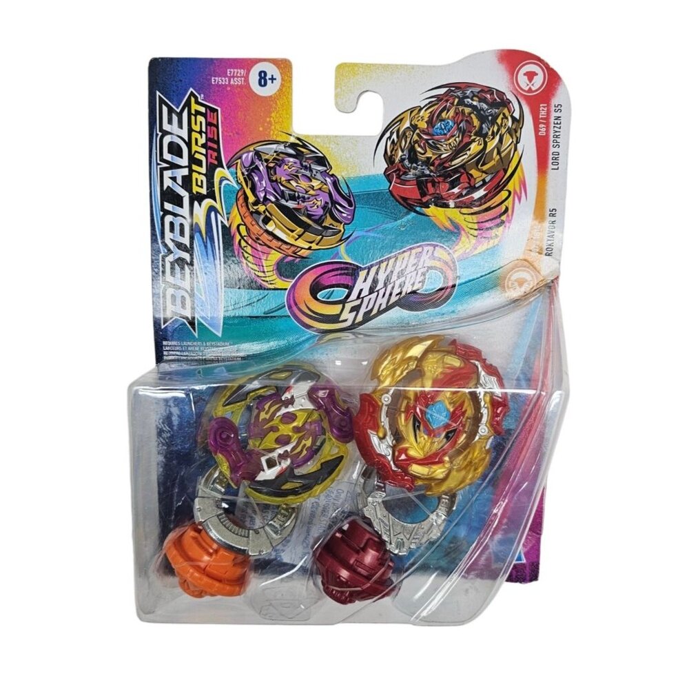 NEW Beyblade Burst Rise Hyper Sphere Roktavor R5 Lord Spryzen S5